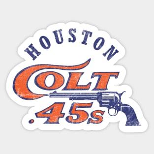Houston Colt 45 Vintage Logo Sticker
